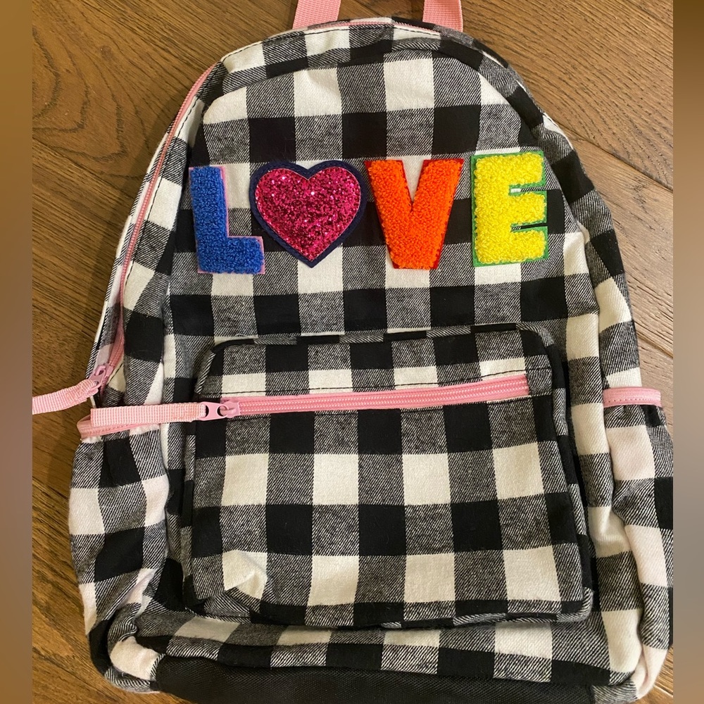 Girls LOVE patch backpack